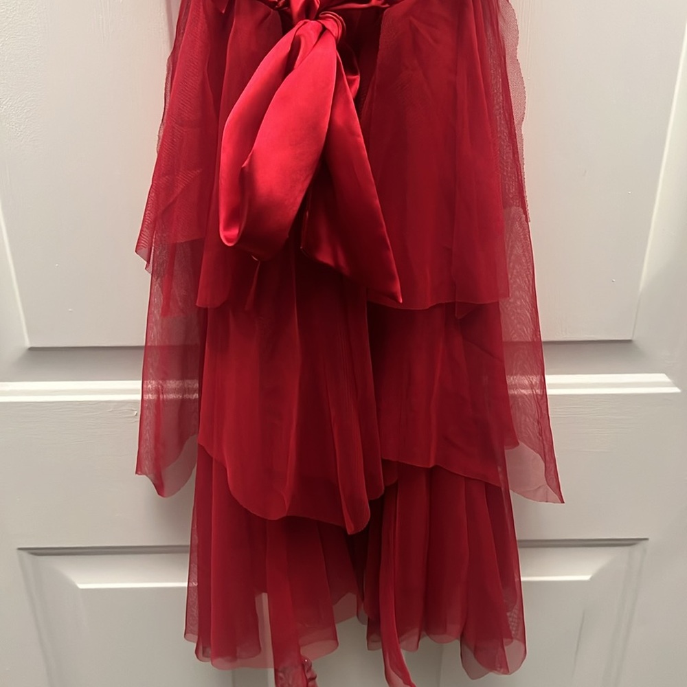 Elegant Red Kids Dress - Picture 6 of 6